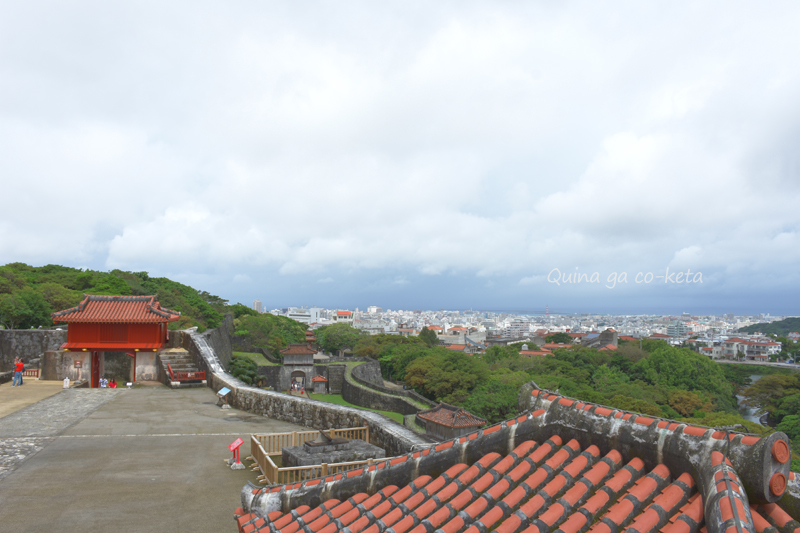 首里城再建工事の今しか見られない景色
