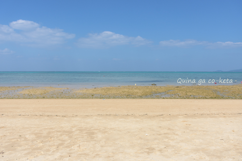 小浜島の北側にあるコーラルビーチ