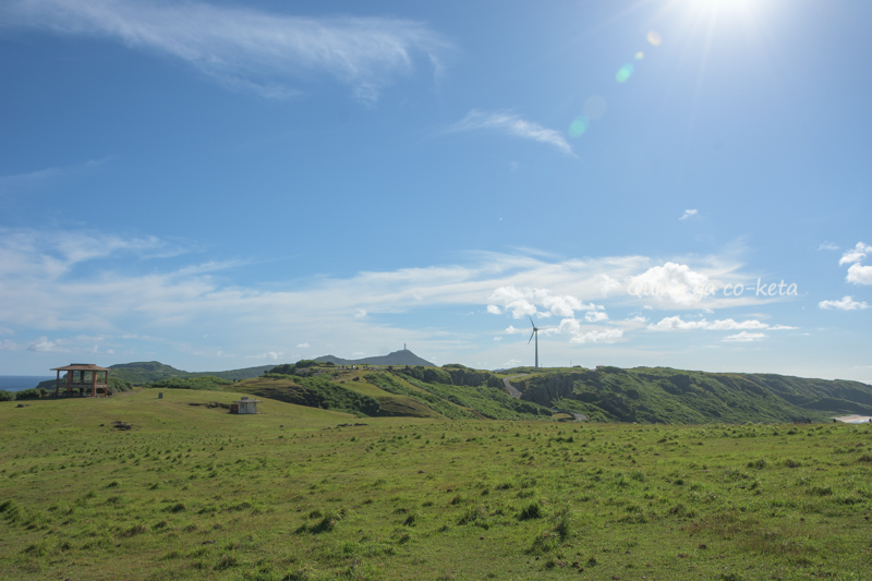 東崎の草原(与那国島) 東崎の草原(与那国島)