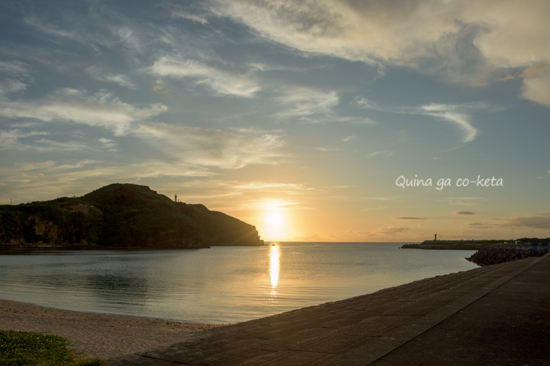 2025年7月1日19時24分のナーマ浜 2025年7月1日19時24分のナーマ浜