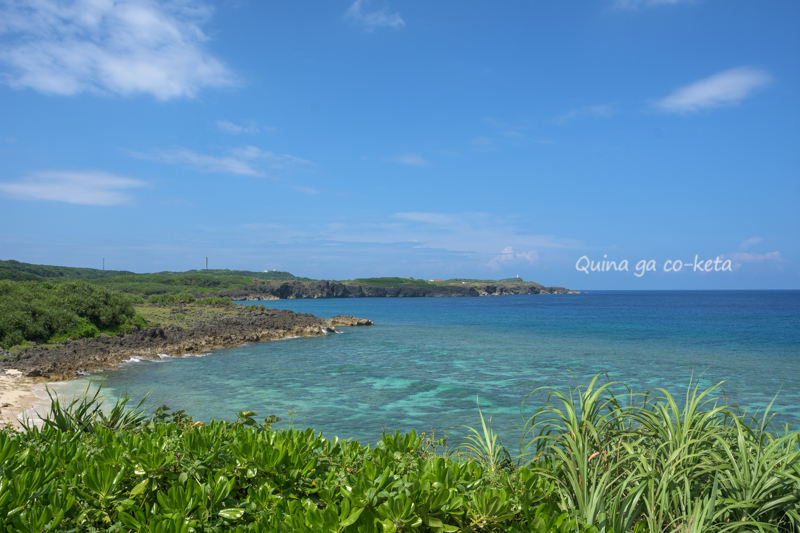 ダンヌ浜の高台から ダンヌ浜の高台から
