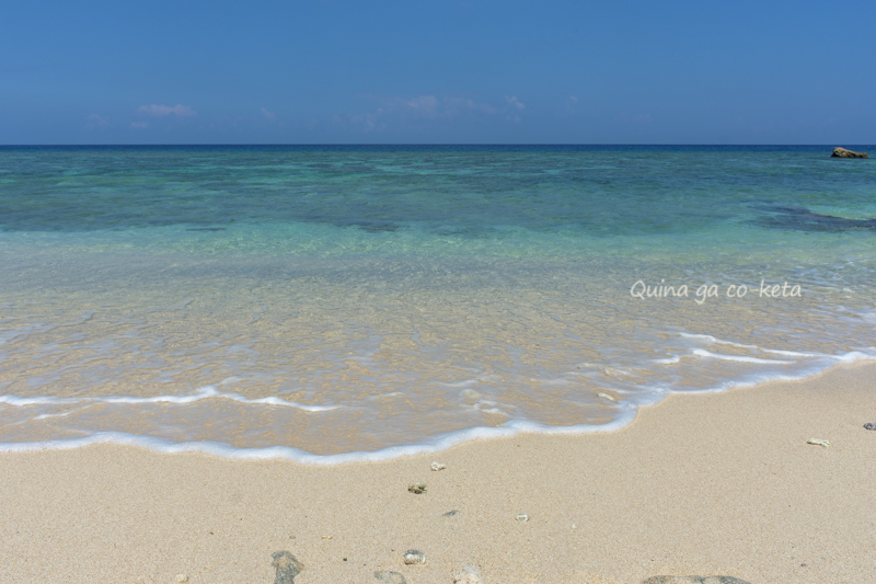 ダンヌ浜の波打ち際 ダンヌ浜の波打ち際