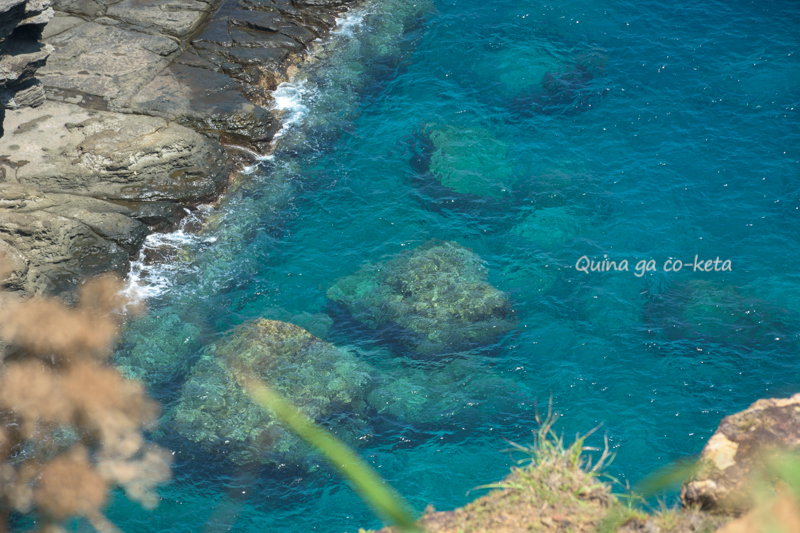 立神岩周辺の透き通った海水 立神岩周辺の透き通った海水