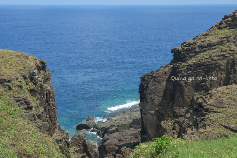 “サンニヌ台”の地層 “サンニヌ台”の地層