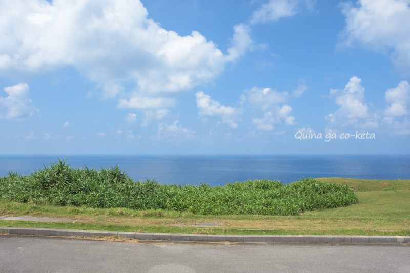 ダティグチディ近くから見渡す海(与那国島) ダティグチディ近くから見渡す海(与那国島)