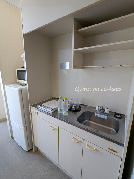ホテルピースアイランド石垣イン八島ツインルームのミニキッチン ホテルピースアイランド石垣イン八島ツインルームのミニキッチン